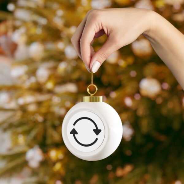 Personalized Christmas Ball Ornament - Image 8