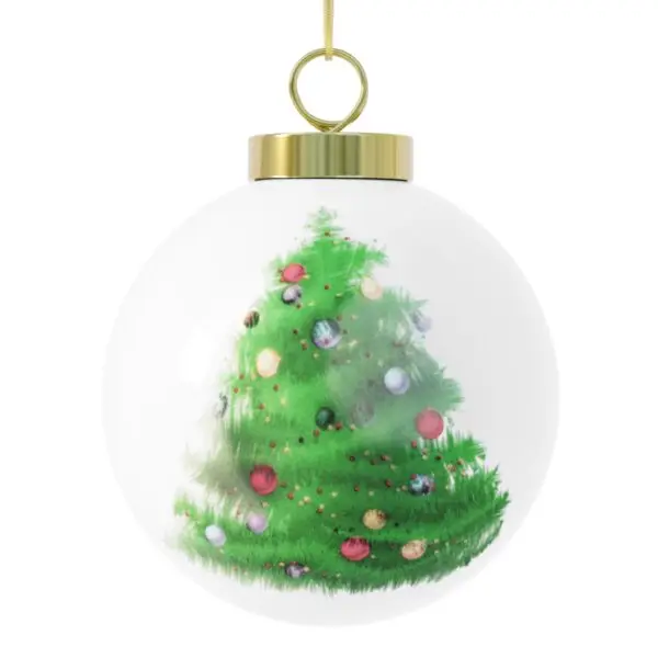 Personalized Christmas Ball Ornament - Image 6